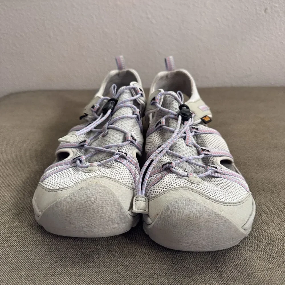 Teva Sandals Kids Youth Size 6 Manatee Hiking Water Shoes Grey Purple Closed Toe